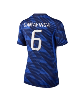 Billige Fotballdrakt Frankrike Eduardo Camavinga #6 Replika Hjemmedrakt Dame VM 2026 Kortermet Billige Fotballdrakt Frankrike Eduardo Camavinga #6 Replika Hjemmedrakt Dame VM 2026 Kortermet